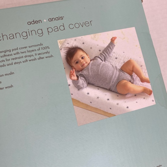 RARE Brand New Aden & Anais Changing Pad Cover 8702 Up, Up Away HTF - Picture 4 of 10
